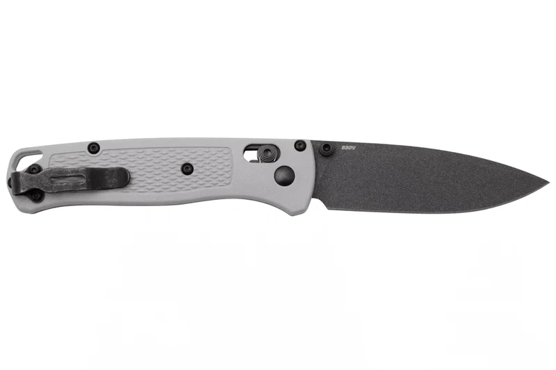 Couteau pliant Benchmade Bugout Storm Gray 535BK-08 manche Grivory gris 10,7cm