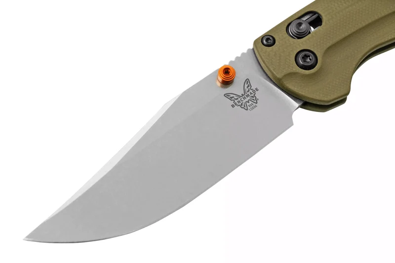 Couteau pliant Benchmade Taggedout 15536 manche G10 vert 11,7cm