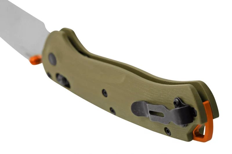 Couteau pliant Benchmade Taggedout 15536 manche G10 vert 11,7cm