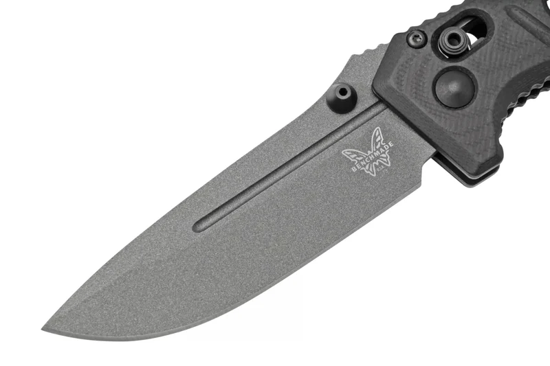 Couteau pliant Benchmade Mini Adamas 273GY-1 manche G10 noir 11cm