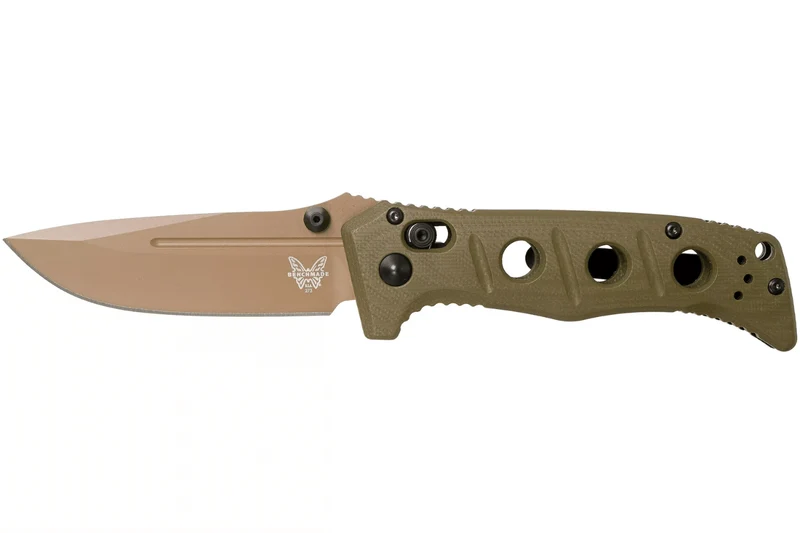 Couteau pliant Benchmade Mini Adamas 273FE-2 manche G10 kaki 11cm