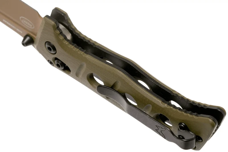 Couteau pliant Benchmade Mini Adamas 273FE-2 manche G10 kaki 11cm