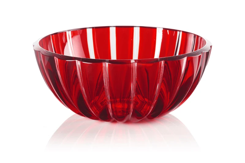 Saladier Guzzini Dolcevita rouge en polymère biosourcé