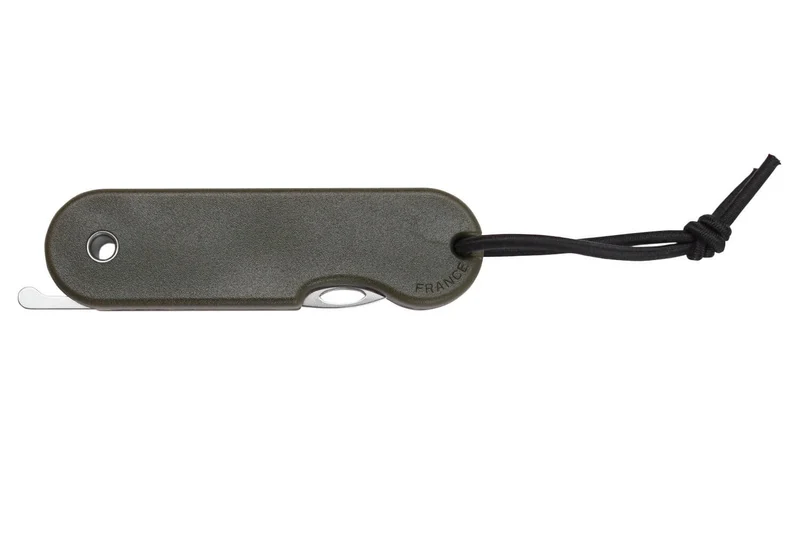 Couteau pliant Skult français éco-responsable Les 3 Graces manche vert 10cm