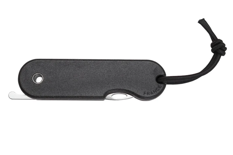 Couteau pliant Skult français éco-responsable manche noir 10cm