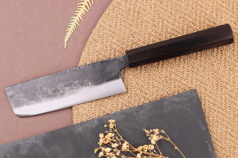 Couteau nakiri 12cm japonais artisanal Yuzo Shinju BS2