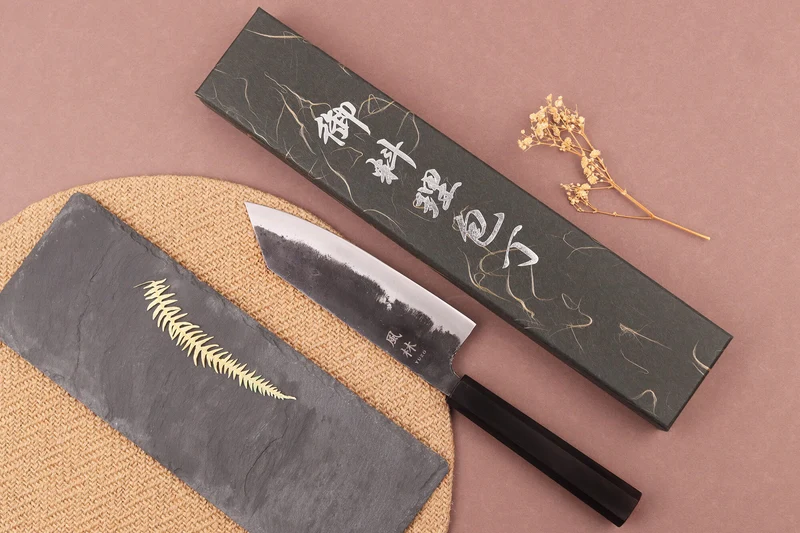 Couteau bunka 16,5cm japonais artisanal Yuzo Shinju BS2