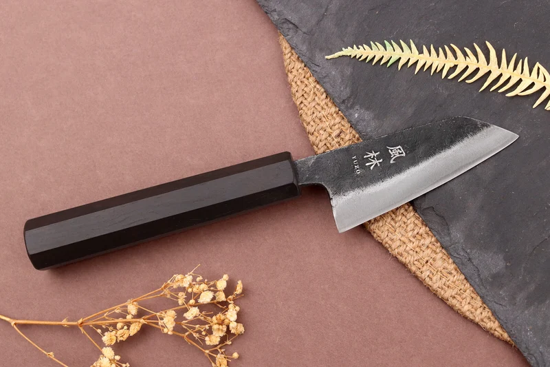 Couteau ko bunka 8cm japonais artisanal Yuzo Shinju BS2
