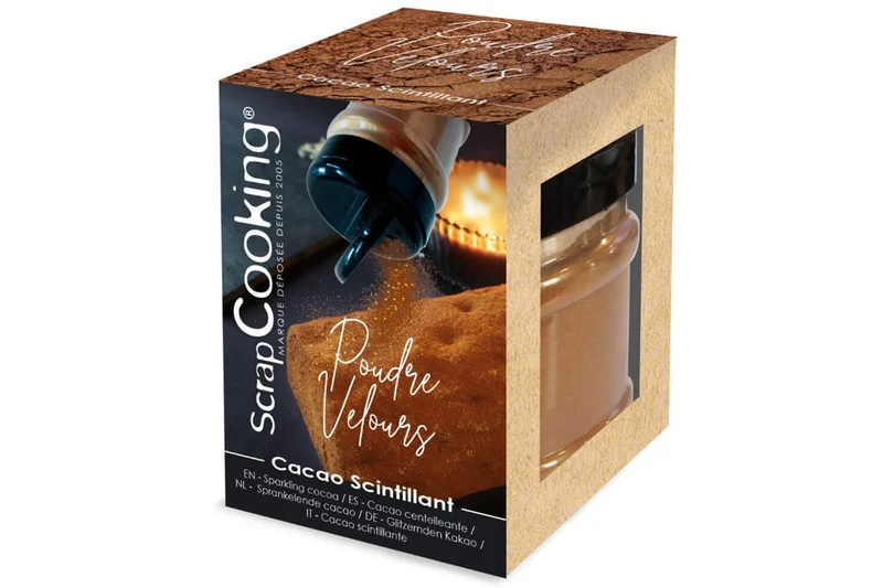 Poudre de velours Scrapcooking pour gâteaux