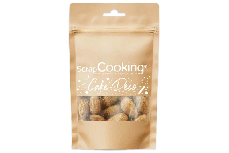 Amandes décoratives dorées Scrapcooking 50g