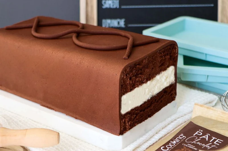 3 Moules Scrapcooking Layer Cake en silicone 25x10cm