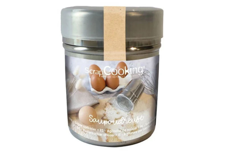 Soupoudreuse maille fine Scrapcooking en acier inoxydable