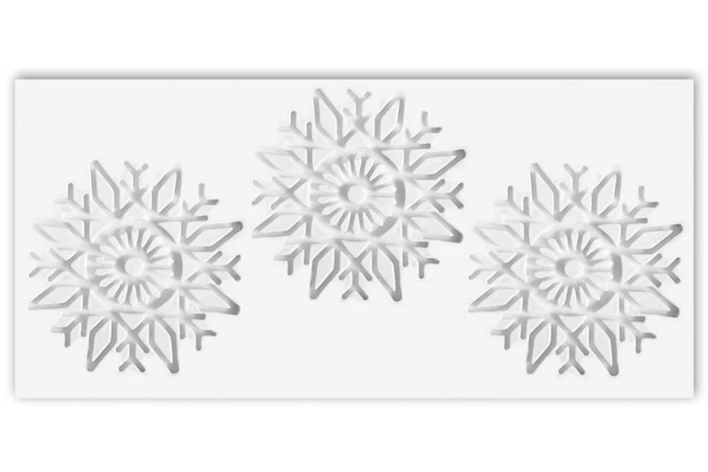 Tapis en silicone Scrapcooking Flocons pour tuiles