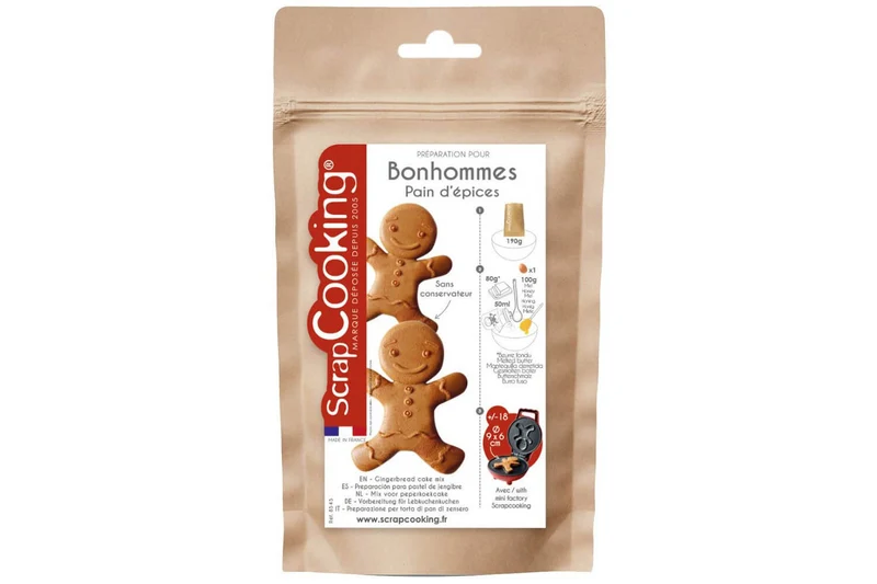 Préparation pour bonhommes pain d'épices Scrapcooking 190g