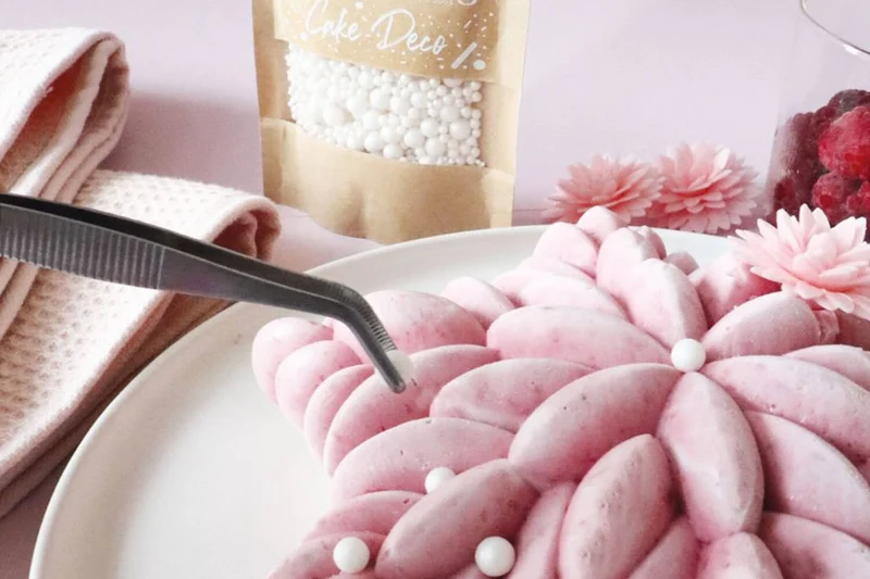 Perles en sucre Scrapcooking Mix blanc effet nacré 60g