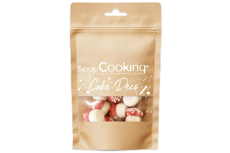 Décors sucrés Scrapcooking Champignons 25g