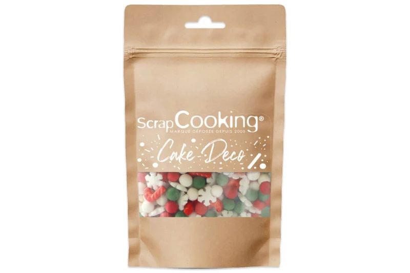 Décors sucrés Scrapcooking Mix 3D Noël - 46g