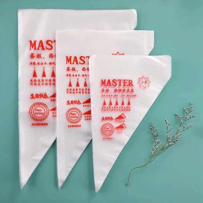 Poches à Douilles Jetables Épaisses - 100 PCS pour Décoration de Gâteaux