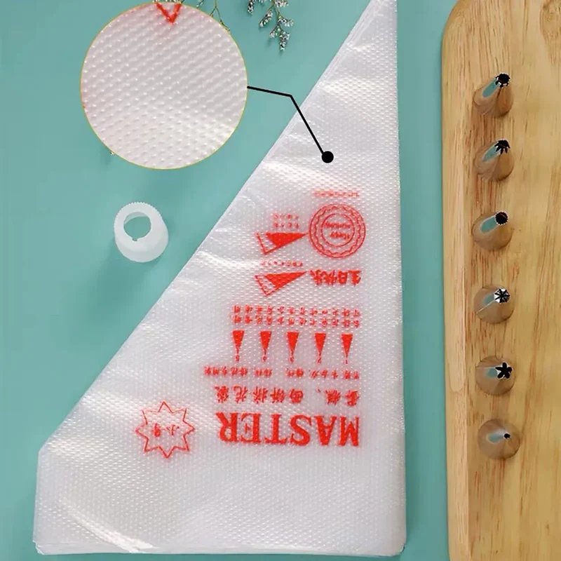 Poches à Douilles Jetables Épaisses - 100 PCS pour Décoration de Gâteaux