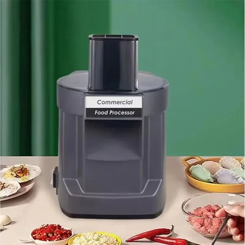 Hachoir Électrique 100W à Disques Interchangeables — Dés, Tranches, Julienne