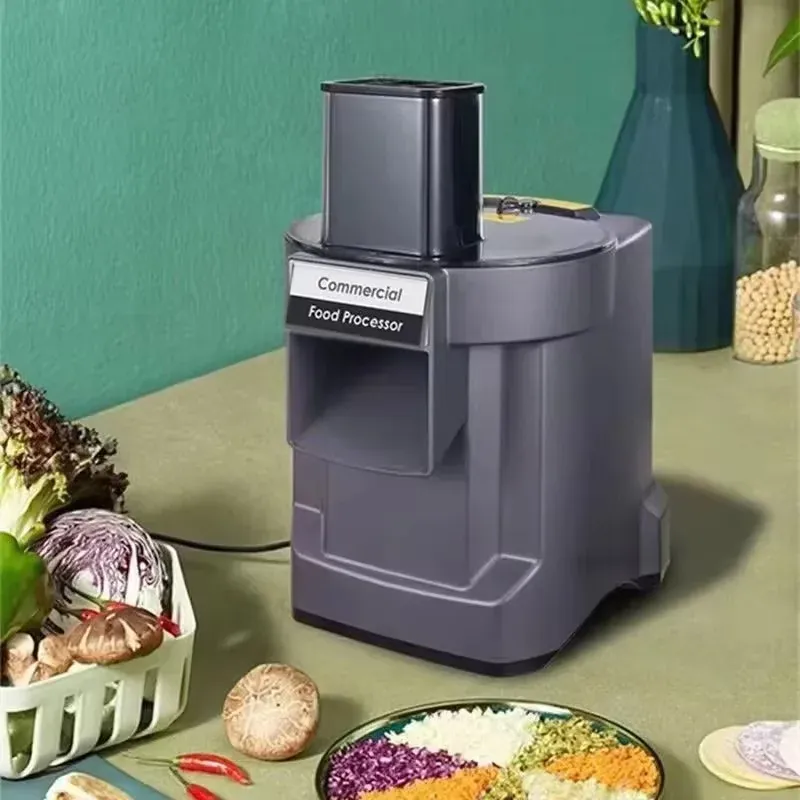 Hachoir Électrique 100W à Disques Interchangeables — Dés, Tranches, Julienne