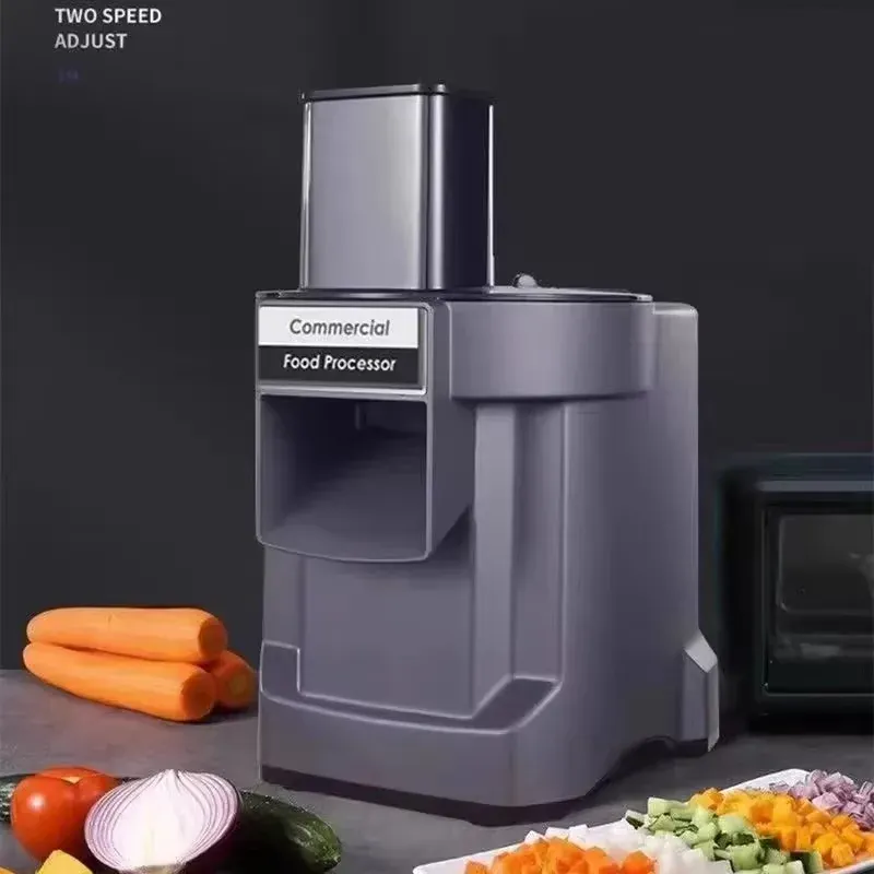 Hachoir Électrique 100W à Disques Interchangeables — Dés, Tranches, Julienne