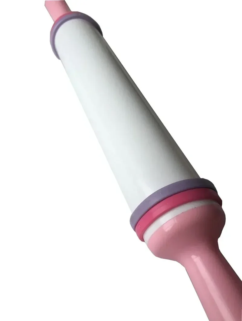 Rouleau à pâtisserie ajustable en plastique antiadhésif pour pâte à gâteau et biscuits