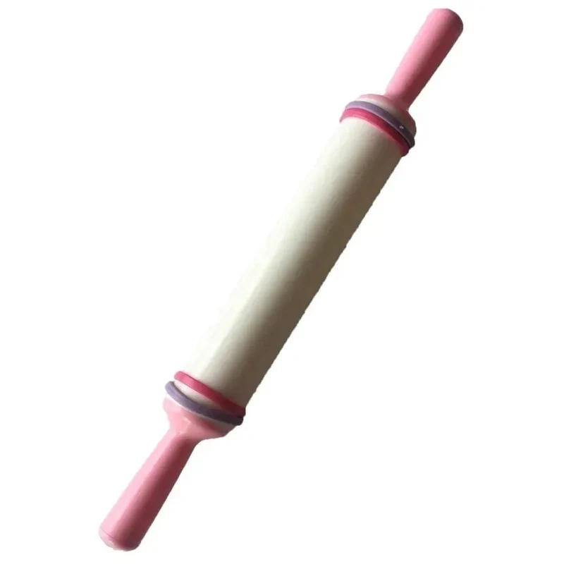 Rouleau à pâtisserie ajustable en plastique antiadhésif pour pâte à gâteau et biscuits