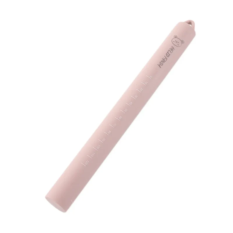 Rouleau à pâtisserie en silicone anti-adhérent avec noyau en acier inoxydable - Outil de cuisson multifonctionnel