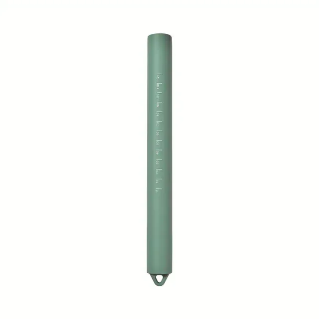 Rouleau à pâtisserie en silicone de 26 cm avec graduation - Outil de cuisson pour pâte et biscuits