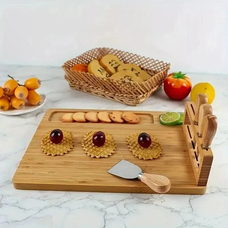 Planche apéritive en bois Avec 4 Outils De Coupe