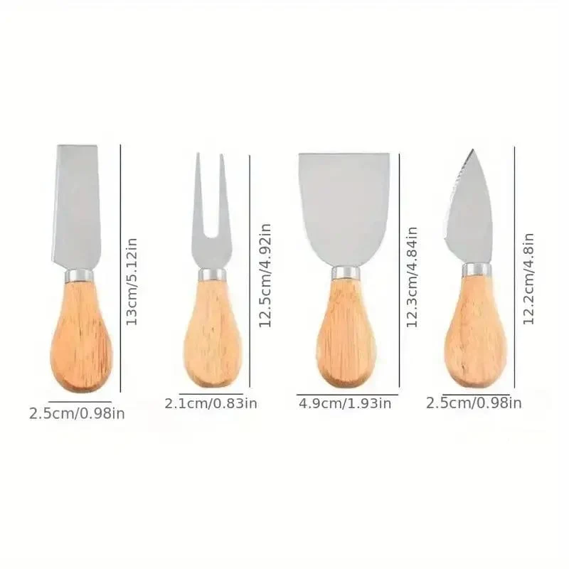 Planche apéritive en bois Avec 4 Outils De Coupe