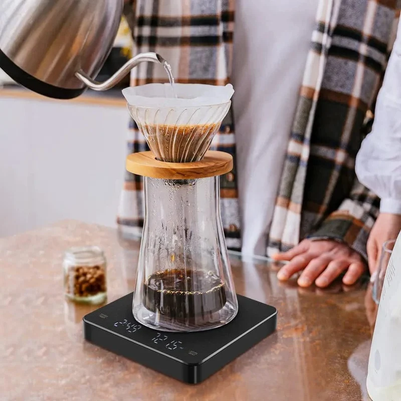Balance de Café Numérique avec Minuteur Ecran LED