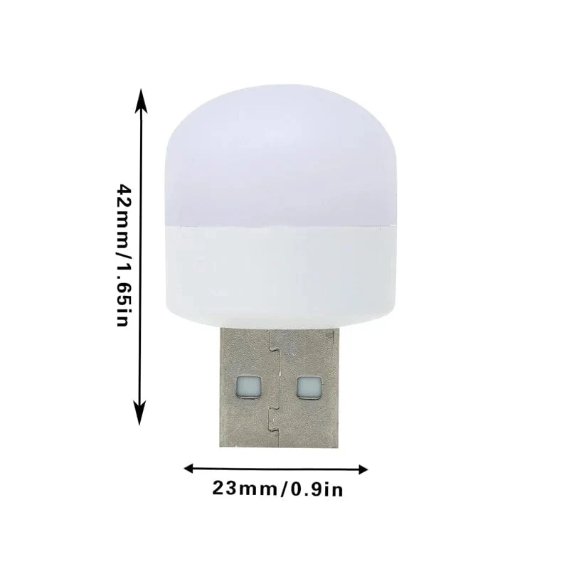 Mini Lampe de Lecture USB Blanc Chaud Rechargeable 1-10 Pcs
