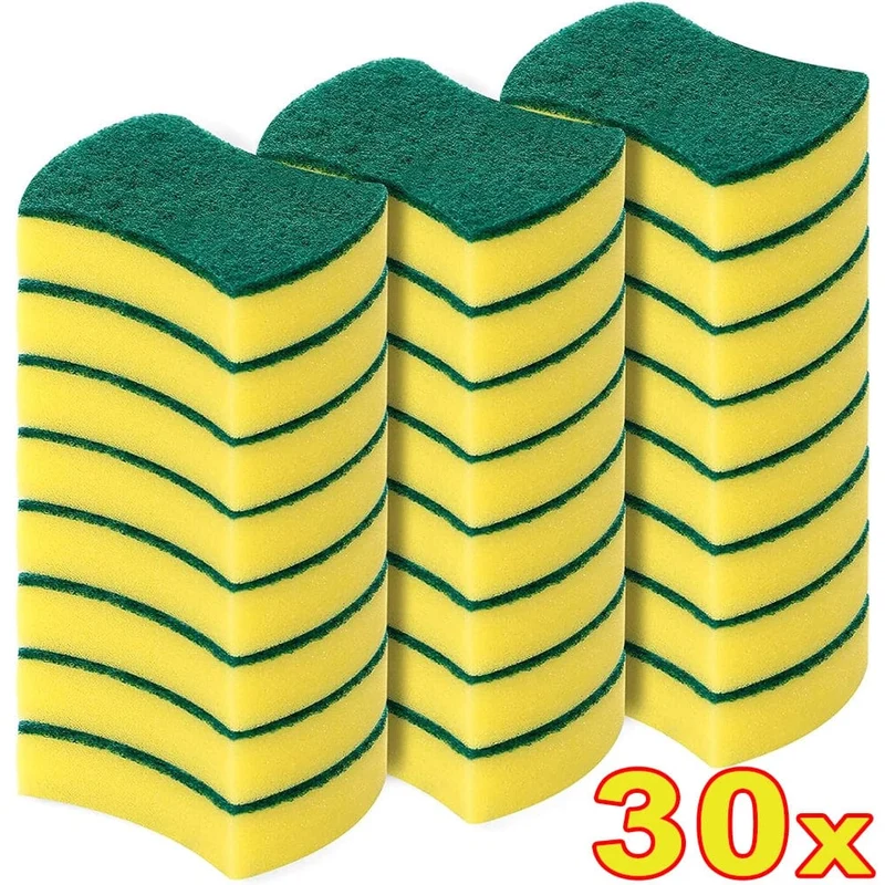 Éponge de cuisine magique pour nettoyage des plats - Lot de 6