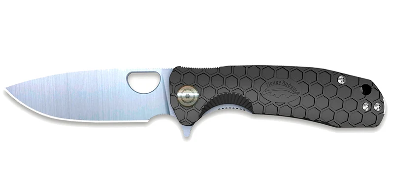 Couteau de Poche Medium Noir Honey Badger