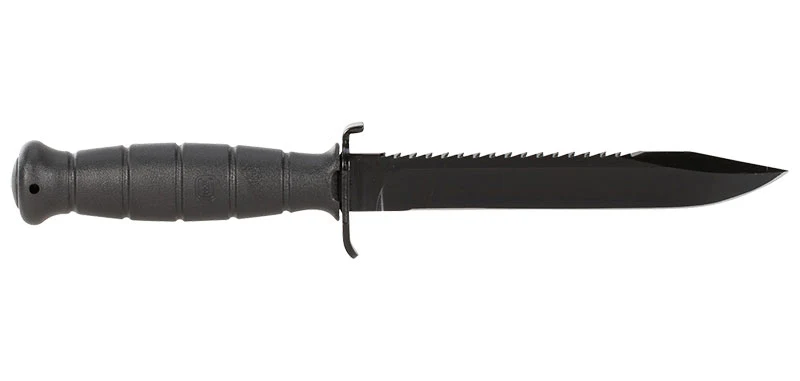 Dague avec Scie Noir Glock
