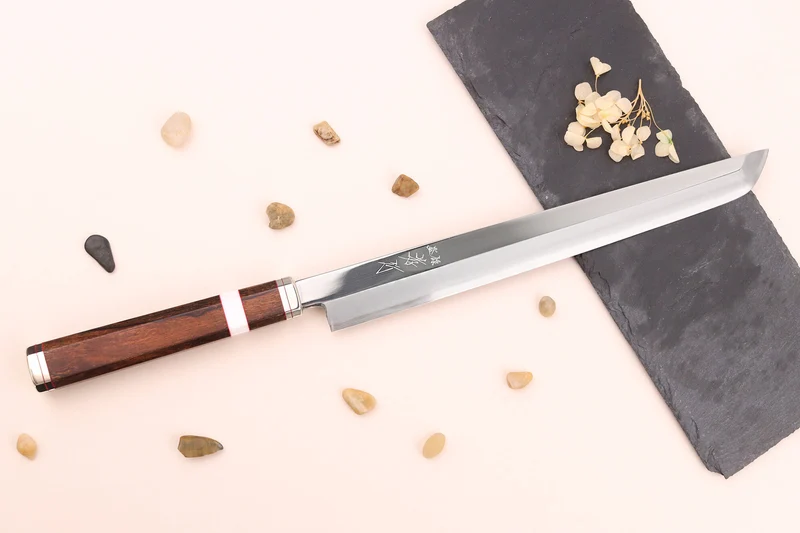 Couteau sakimaru 27cm japonais artisanal Sakai Takayuki Shiden