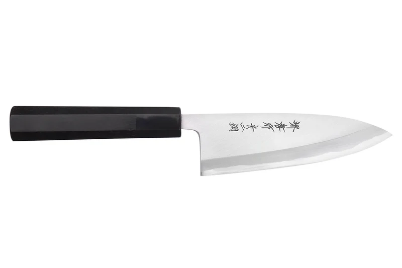 Couteau deba 15cm japonais artisanal Sakai Takayuki Aoniko