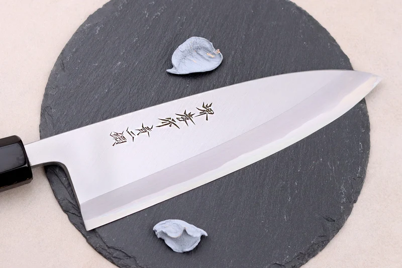 Couteau deba 18cm japonais artisanal Sakai Takayuki Aoniko