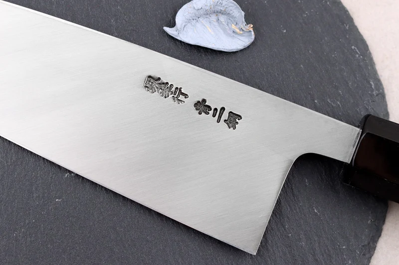 Couteau deba 18cm japonais artisanal Sakai Takayuki Aoniko