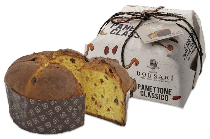 Panettone Borsari Classique 1kg – Fabrication artisanale italienne