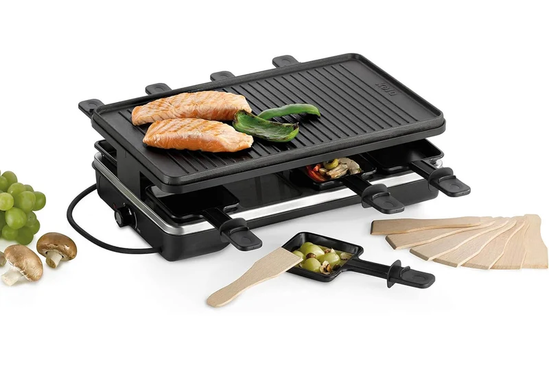 Appareil à raclette/grill Kela Geneva en fonte pour 8 personnes