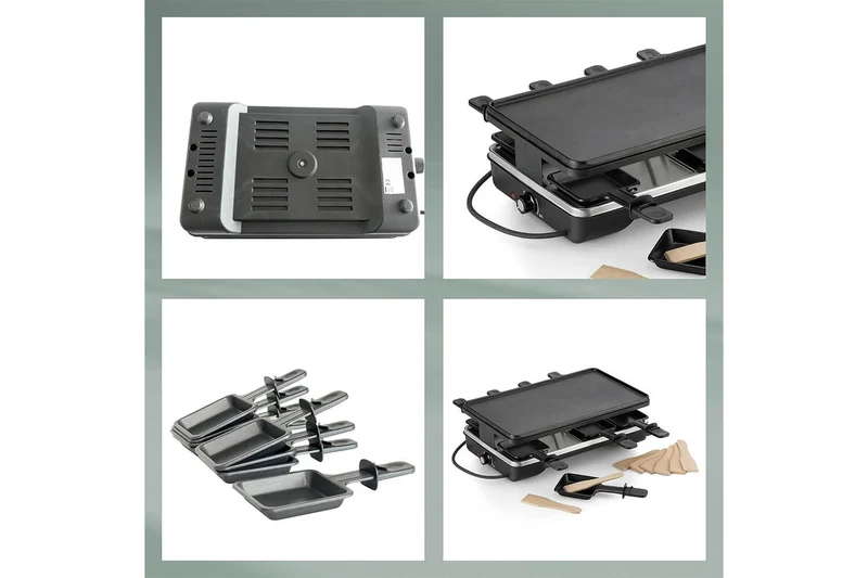 Appareil à raclette/grill Kela Geneva en fonte pour 8 personnes