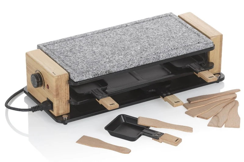 Appareil à raclette/pierrade Kela Bedretto pour 8 personnes