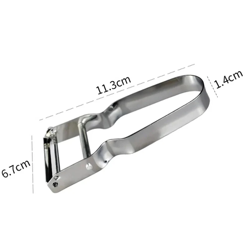 Eplucheur Trio Magique Acier Inoxydable U Type - Outil Cuisine Eco-Friendly