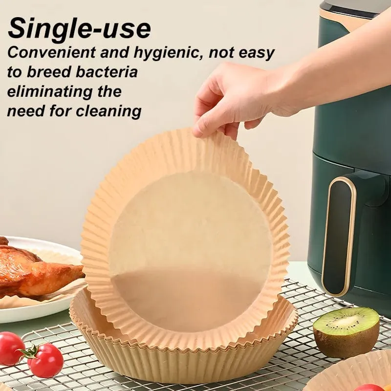 Papier Cuisson pour Air Fryer - Anti-micro-ondable