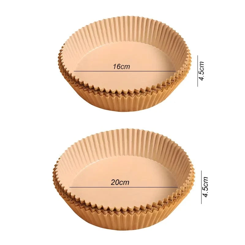 Papier Cuisson pour Air Fryer - Anti-micro-ondable