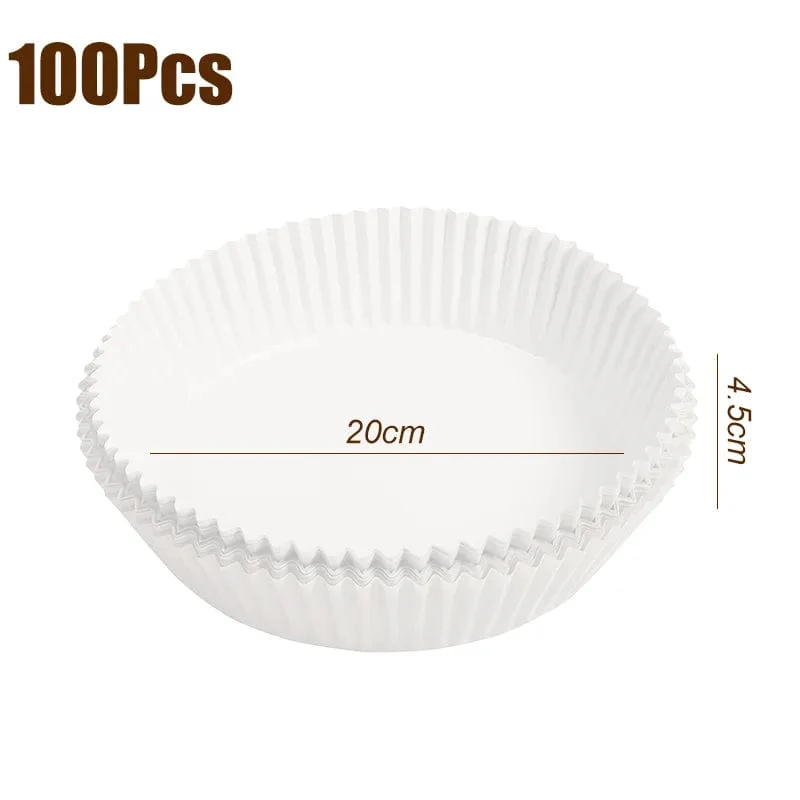 Papier Cuisson pour Air Fryer - Anti-micro-ondable