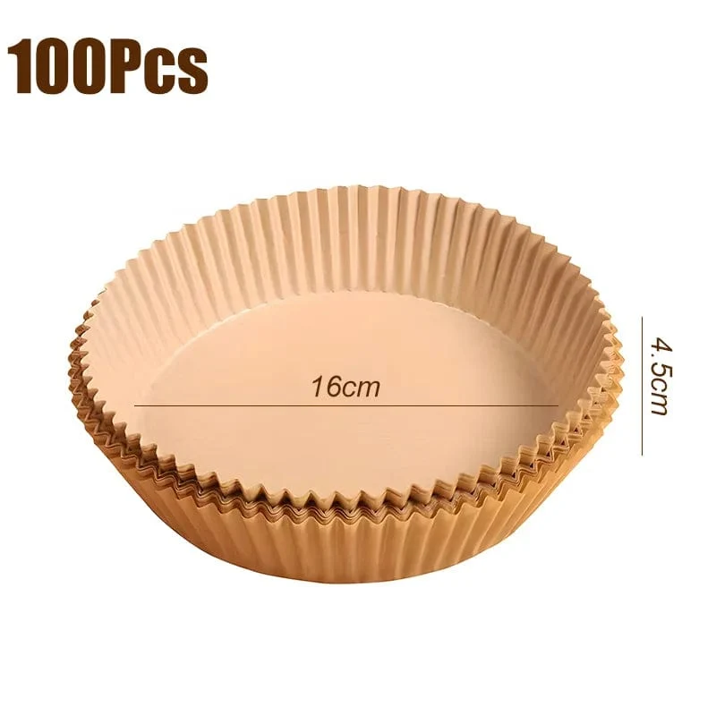 Papier Cuisson pour Air Fryer - Anti-micro-ondable